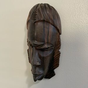 Hand Carved Wooden Senagalese Mask